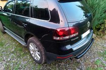 Volkswagen Touareg 2002–2010 Takasuojakaari AK002 Black (2 kpl, ruostumaton teräs) kuva 2