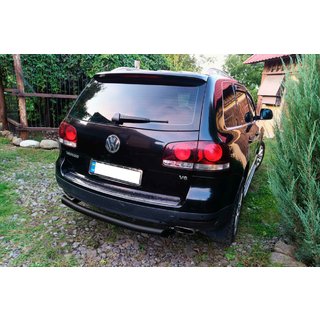 Takasuojakaari AK002 Black (2 kpl, ruostumaton teräs) Volkswagen Touareg 2002–2010 kuva 3