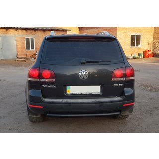 Takasuojakaari AK002 Black (2 kpl, ruostumaton teräs) Volkswagen Touareg 2002–2010 kuva 4