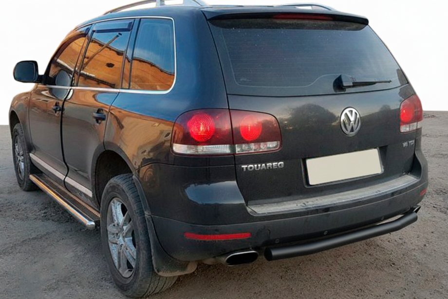 Volkswagen Touareg 2002–2010 Takasuojakaari AK002 Black (2 kpl, ruostumaton teräs) Image