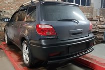 Mitsubishi Outlander 2001–2006 Takasuojakaari AK002/2 Black (ruostumaton teräs) kuva 3