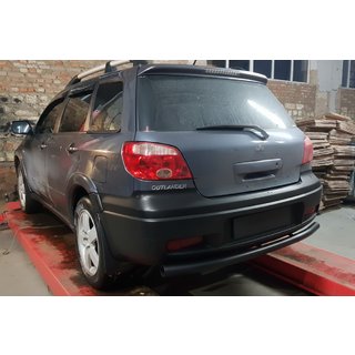 Takasuojakaari AK002/2 Black (ruostumaton teräs) Mitsubishi Outlander 2001–2006 kuva 3