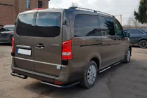 Mercedes Vito/V-class W447 2014– Takakulmasuoja AK003 Black (ruostumaton teräs) kuva 2