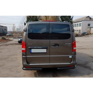 Takakulmasuoja AK003 Black (ruostumaton teräs) Mercedes Vito/V-class W447 2014– kuva 3