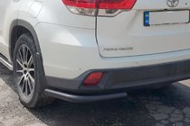 Toyota Highlander 2013–2019 Takakulmakaaret Black (2 kpl, ruostumaton teräs) kuva 1