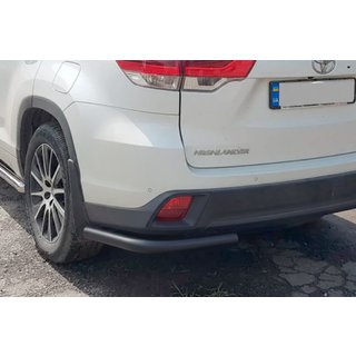 Takakulmakaaret Black (2 kpl, ruostumaton teräs) Toyota Highlander 2013–2019 kuva 1