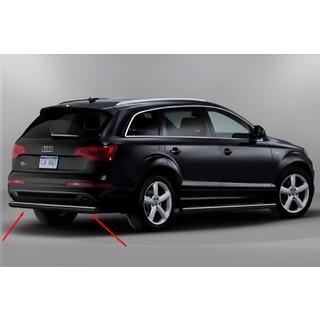 Takaosan suojakaari AK002 Black (ruostumaton teräs) Audi Q7 2005–2015