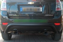 Chevrolet Captiva 2006–2019 Takakaari AK007 Black (ruostumaton teräs) kuva 1