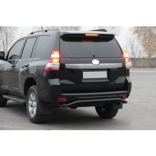 Takasuojakaari AK008 Black (ruostumaton teräs) Toyota Land Cruiser Prado 150 2009–2023 kuva 1