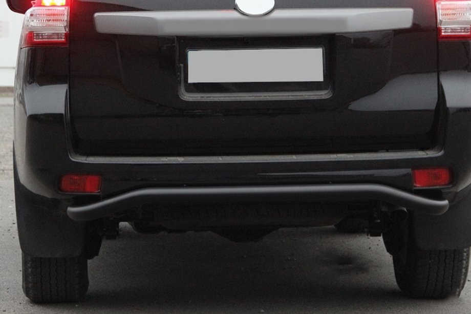 Toyota Land Cruiser Prado 150 2009–2023 Takasuojakaari AK008 Black (ruostumaton teräs) Kuva 2