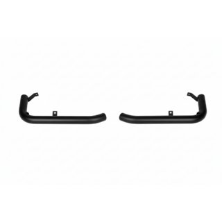 Takayksittäiset kulmasuojat Black (2 kpl, ruostumaton teräs) Mitsubishi Pajero Sport 1996–2007