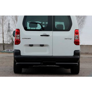 Takakulmaputket AK003 Black (ruostumaton teräs) Citroen Berlingo 2008–2018 kuva 1