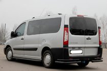 Peugeot Expert 2007–2016 Takakulmaputket AK-003-Double Black (2 kpl, ruostumaton teräs) kuva 3