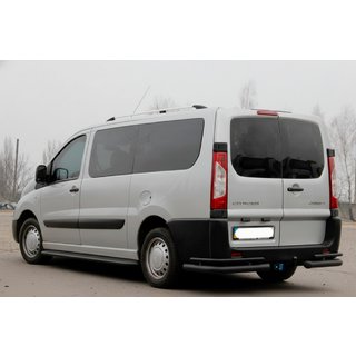 Takakulmaputket AK-003-Double Black (2 kpl, ruostumaton teräs) Peugeot Expert 2007–2016 kuva 3
