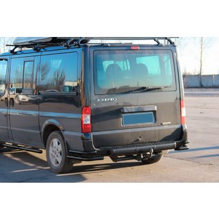 Takakulmaputket AK003-Double Black (ruostumaton teräs) Ford Transit 2000–2014 kuva 2
