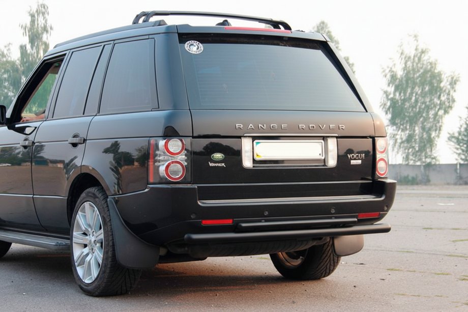 Range Rover III L322 2002–2012 Takasuojaustanko AK002-Dupla Black (ruostumaton teräs) Image