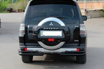 Mitsubishi Pajero Wagon IV 2006–2021 AK003 takarollbar, tupla, musta (ruostumaton teräs) kuva 3