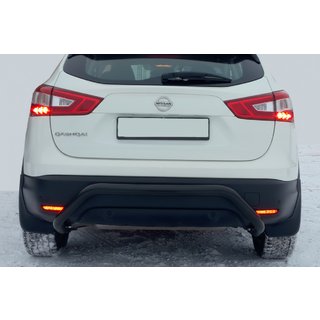 Takasuojakaari AK007-1 Black (ruostumaton teräs) Nissan Qashqai 2014–2021 kuva 2