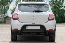 Renault Sandero 2013–2022 Takakaari AK007 Black (ruostumaton teräs) kuva 1
