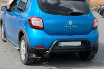 Renault Sandero 2013–2022 Takakaari AK007 Black (ruostumaton teräs) kuva 6