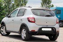 Renault Sandero 2013–2022 Takakaari AK007 Black (ruostumaton teräs) kuva 3