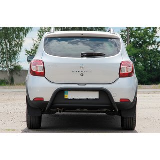 Takakaari AK007 Black (ruostumaton teräs) Renault Sandero 2013–2022 kuva 1