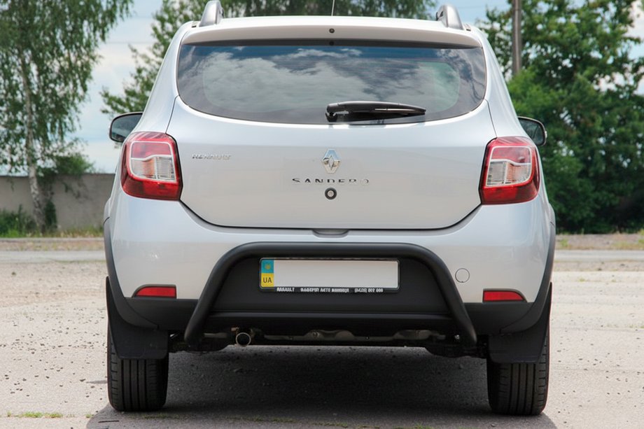 Renault Sandero 2013–2022 Takakaari AK007 Black (ruostumaton teräs) Image
