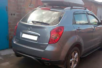SsangYong Korando 2010–2019 Takakaari AK007 Black (ruostumaton teräs) kuva 2
