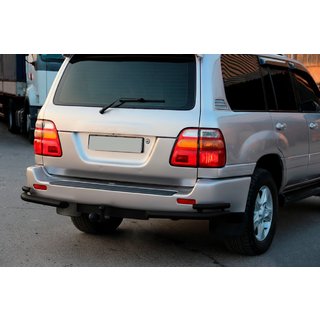 Takakulmasuojat AK003-Double Black (2 kpl, ruostumaton teräs) Toyota Land Cruiser 100 1998–2007 kuva 2