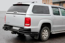 Volkswagen Amarok 2010–2022 Takakulmasuojat AK003-Double Black (2 kpl, ruostumaton teräs) kuva 3