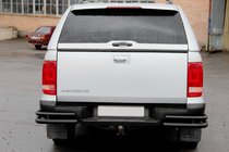 Volkswagen Amarok 2010–2022 Takakulmasuojat AK003-Double Black (2 kpl, ruostumaton teräs) kuva 5