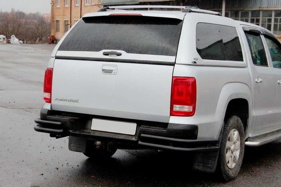 Volkswagen Amarok 2010–2022 Takakulmasuojat AK003-Double Black (2 kpl, ruostumaton teräs) Image