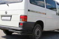 Volkswagen T4 Transporter 1990–2003 Takaosan tuplakulmapalat AK003-Double Black (2 kpl, ruostumaton teräs) kuva 1
