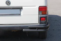 Volkswagen T4 Transporter 1990–2003 Takaosan tuplakulmapalat AK003-Double Black (2 kpl, ruostumaton teräs) kuva 2
