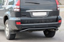Toyota Land Cruiser Prado 120 2002–2009 Takaosa suojakaari AK008 Black kuva 4