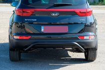 Kia Sportage 2015–2021 Takaosan suojakaari AK007 Black (ruostumaton teräs) kuva 2