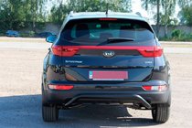 Kia Sportage 2015–2021 Takaosan suojakaari AK007 Black (ruostumaton teräs) kuva 3