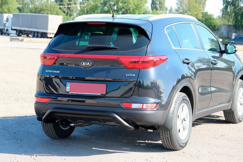 Kia Sportage 2015–2021 Takaosan suojakaari AK007 Black (ruostumaton teräs) Image