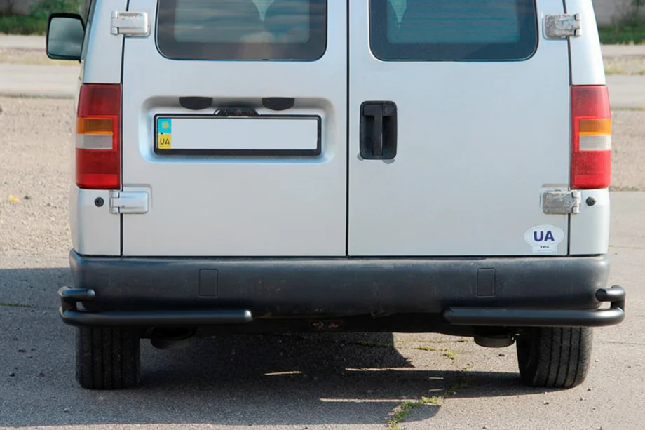 Citroen Jumpy 1996–2007 Takana tuplakulmaputket AK003-подвійний Black (ruostumaton teräs) Kuva 1