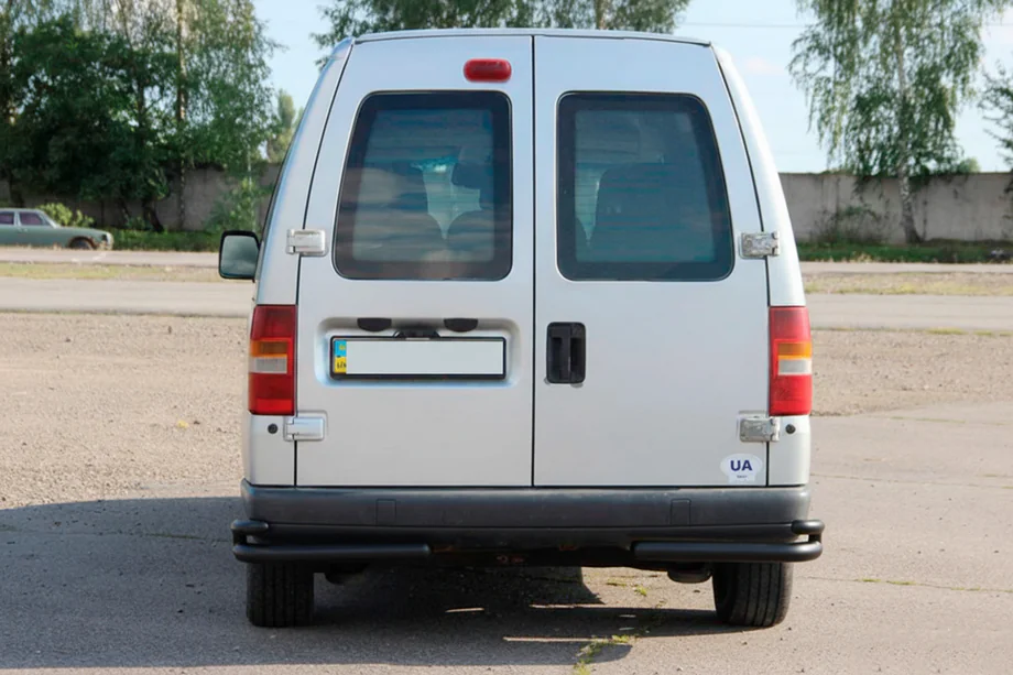 Citroen Jumpy 1996–2007 Takana tuplakulmaputket AK003-подвійний Black (ruostumaton teräs) Kuva 3