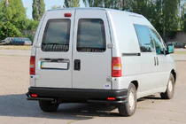 Fiat Scudo 1996–2007 Takana tuplakulmaputket AK003-подвійний Black (ruostumaton teräs) kuva 2