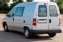 Peugeot Expert 1995–2007 Takana tuplakulmaputket AK003-подвійний Black (ruostumaton teräs) kuva 3