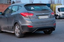 Hyundai IX-35 2010–2015 Takasuojakaari AK007 Black (ruostumaton teräs) kuva 3