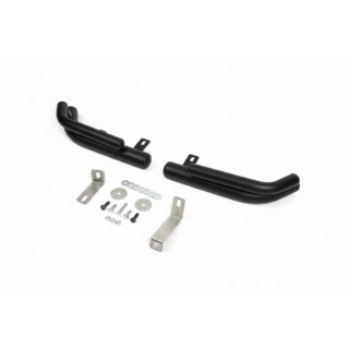 Takatuplakulmakaaret AK003-Подвійний Black (ruostumaton teräs) Hyundai Santa Fe 2 2006–2012 kuva 1