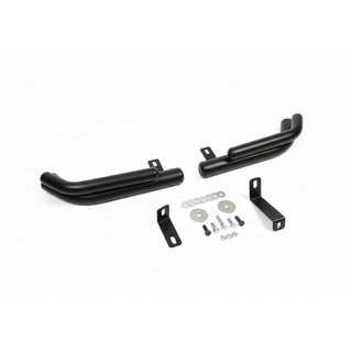Takatuplakulmakaaret AK003-Подвійний Black (ruostumaton teräs) Hyundai Santa Fe 2 2006–2012 kuva 2