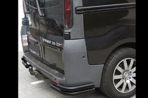 Nissan Primastar 2002–2014 Takakulmaputket AK003-Подвійний Musta (ruostumaton teräs) kuva 3
