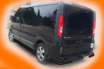 Opel Vivaro 2001–2015 Takakulmaputket AK003-Подвійний Musta (ruostumaton teräs) kuva 3