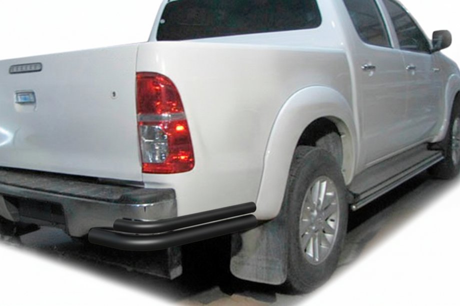 Toyota Hilux 2006–2015 Takakulmat AK003-Подвійний Black (ruostumaton teräs) Image