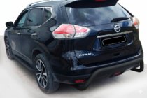 Nissan X-trail T32/Rogue 2014–2021 Takasuojakaari AK007 Black (ruostumaton teräs) kuva 1