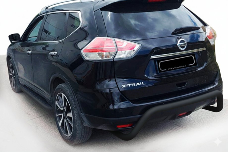 Nissan X-trail T32/Rogue 2014–2021 Takasuojakaari AK007 Black (ruostumaton teräs) Image